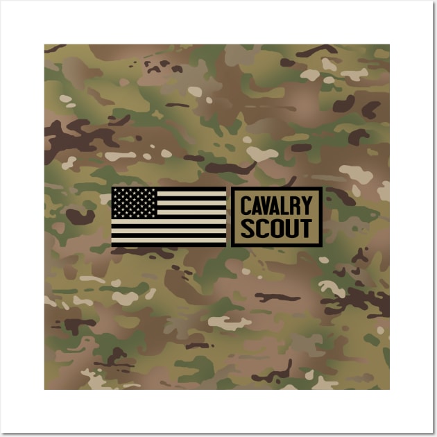 Cavalry Scout (Camo) Wall Art by Jared S Davies